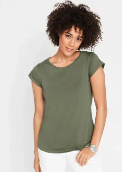 T-Shirt aus reiner Baumwolle|bonprix Outlet