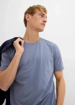 T-Shirt aus reiner Baumwolle (2er Pack)|bonprix Online