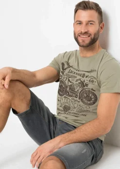 T-Shirt aus reiner Baumwolle|bonprix Hot