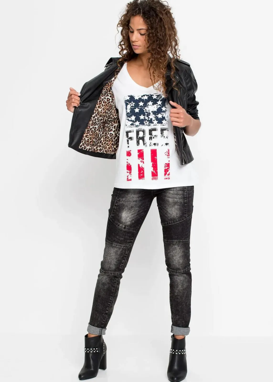 T-Shirt aus reiner Baumwolle|bonprix New