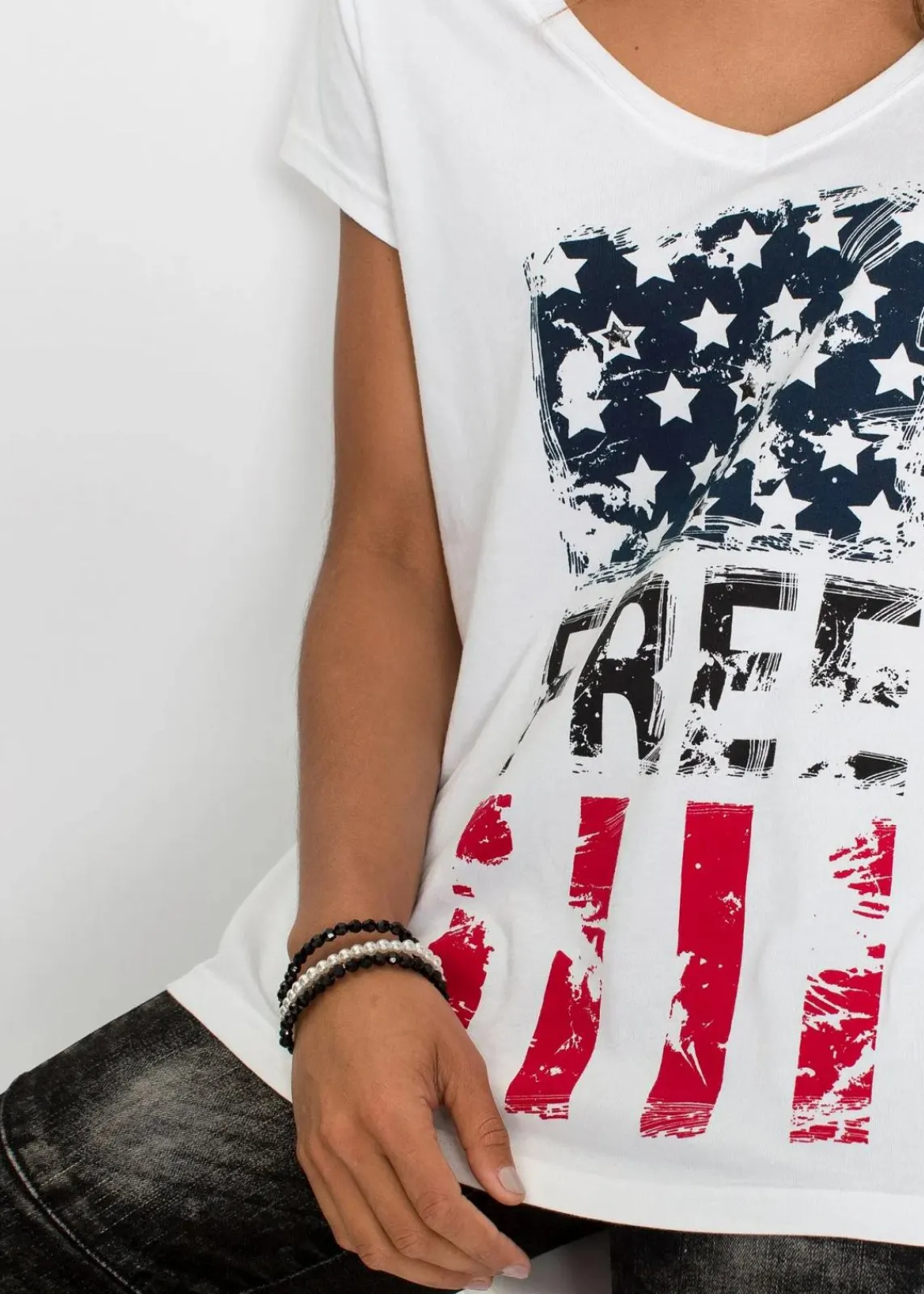 T-Shirt aus reiner Baumwolle|bonprix New