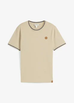 bonprix Große Größen|Shirts & Polos|T-Shirt aus reiner Bio-Baumwolle rauchkhaki