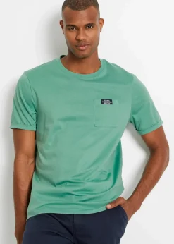 T-Shirt aus reiner Bio-Baumwolle (2er Pack)|bonprix Discount