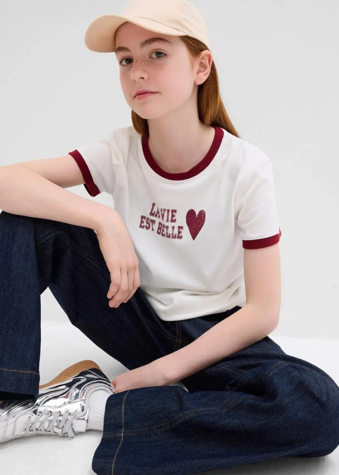 T-Shirt aus reiner Bio-Baumwolle|bonprix