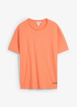 bonprix Shirts & Polos|Große Größen|T-Shirt aus reiner Bio-Baumwolle mandarine