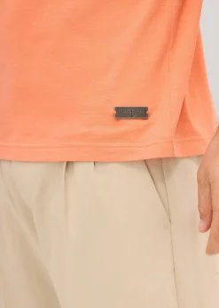 bonprix Shirts & Polos|Große Größen|T-Shirt aus reiner Bio-Baumwolle mandarine