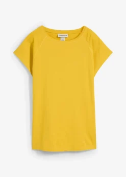 bonprix Nachhaltigere Materialien|Shirts & Tops|T-Shirt aus reiner Bio-Baumwolle lemoncurry