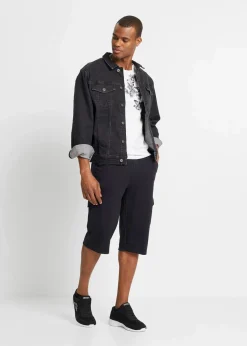 bonprix Große Größen|Shirts & Polos|T-Shirt aus reiner Bio-Baumwolle, Slim Fit weiß bedruckt