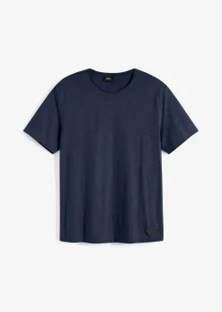 bonprix Große Größen|Shirts & Polos|T-Shirt aus reiner Bio-Baumwolle dunkelblau