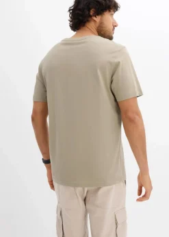 bonprix Shirts & Polos|Große Größen|T-Shirt aus reiner Bio-Baumwolle mattschilf bedruckt