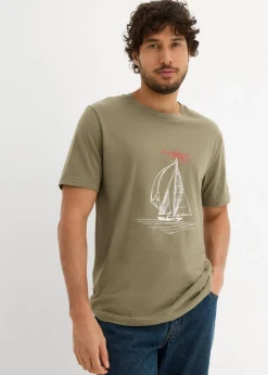 T-Shirt aus reiner Bio-Baumwolle (2er Pack)|bonprix Online