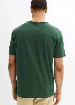 bonprix Shirts & Polos|Große Größen|T-Shirt aus reiner Bio-Baumwolle schattengrün