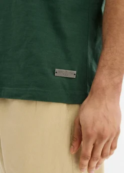 bonprix Shirts & Polos|Große Größen|T-Shirt aus reiner Bio-Baumwolle schattengrün