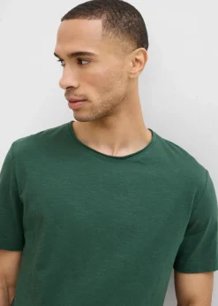 bonprix Shirts & Polos|Große Größen|T-Shirt aus reiner Bio-Baumwolle schattengrün