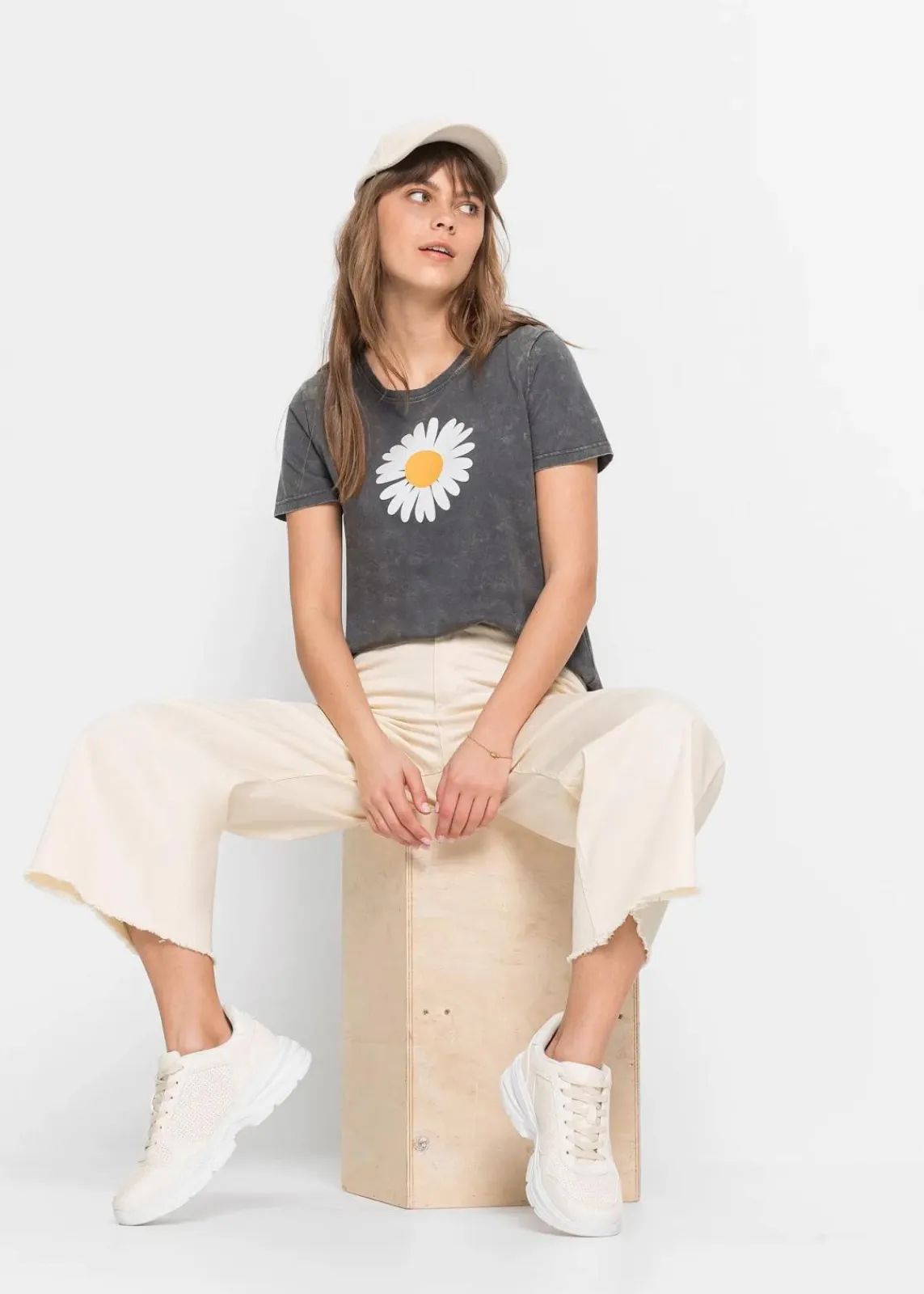 T-Shirt aus reiner Bio-Baumwolle|bonprix Sale