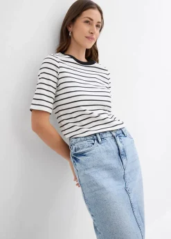 T-Shirt aus schwerer Bio-Baumwolle|bonprix Best