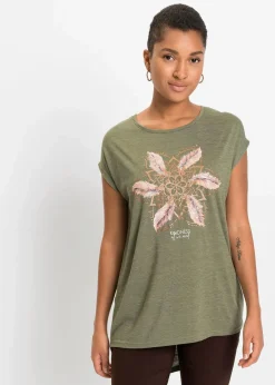 T-Shirt aus softem Viskose-Mix|bonprix Hot