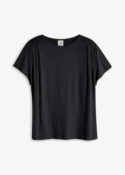 bonprix Basics|Shirts & Tops|T-Shirt aus softer Viskose schwarz