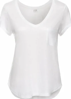 bonprix Basics|Shirts & Tops|T-Shirt aus softer Viskose weiß