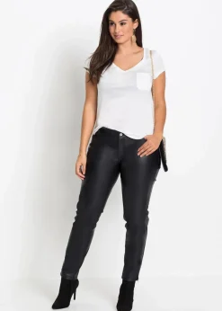 bonprix Basics|Shirts & Tops|T-Shirt aus softer Viskose weiß