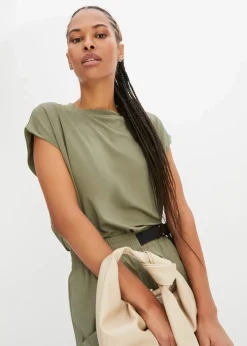 bonprix Nachhaltigere Materialien|Shirts & Tops|T-Shirt aus softer Viskose oliv