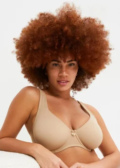 bonprix Große Cups D-H|Bhs|T-Shirt BH mit Bügel kreidebeige