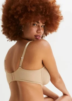 bonprix Große Cups D-H|Bhs|T-Shirt BH mit Bügel kreidebeige