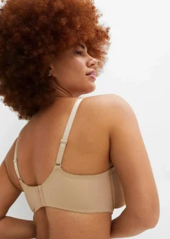 bonprix Große Cups D-H|Bhs|T-Shirt BH mit Bügel kreidebeige