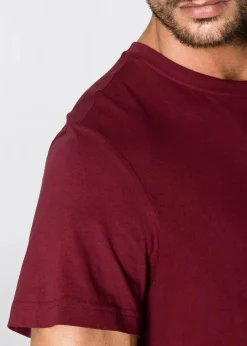 bonprix Shirts & Polos|Basics|T-Shirt (3er Pack) bordeaux+dunkelgrün+weiß