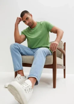 bonprix Shirts & Polos|Basics|T-Shirt (3er Pack) hellorange+weiß+mattmoos