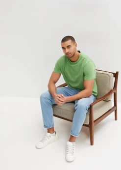 bonprix Shirts & Polos|Basics|T-Shirt (3er Pack) hellorange+weiß+mattmoos