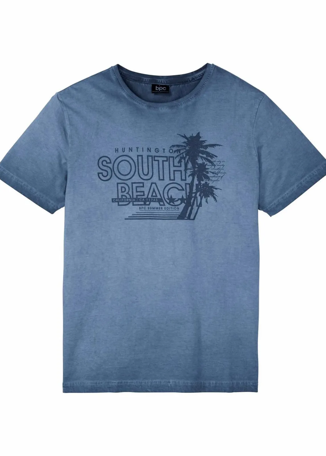 T-Shirt in ausgewaschener Optik aus reiner Bio-Baumwolle|bonprix Clearance