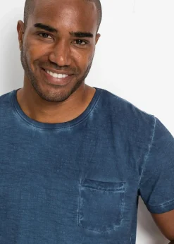 T-Shirt in gewaschener Optik|bonprix Discount