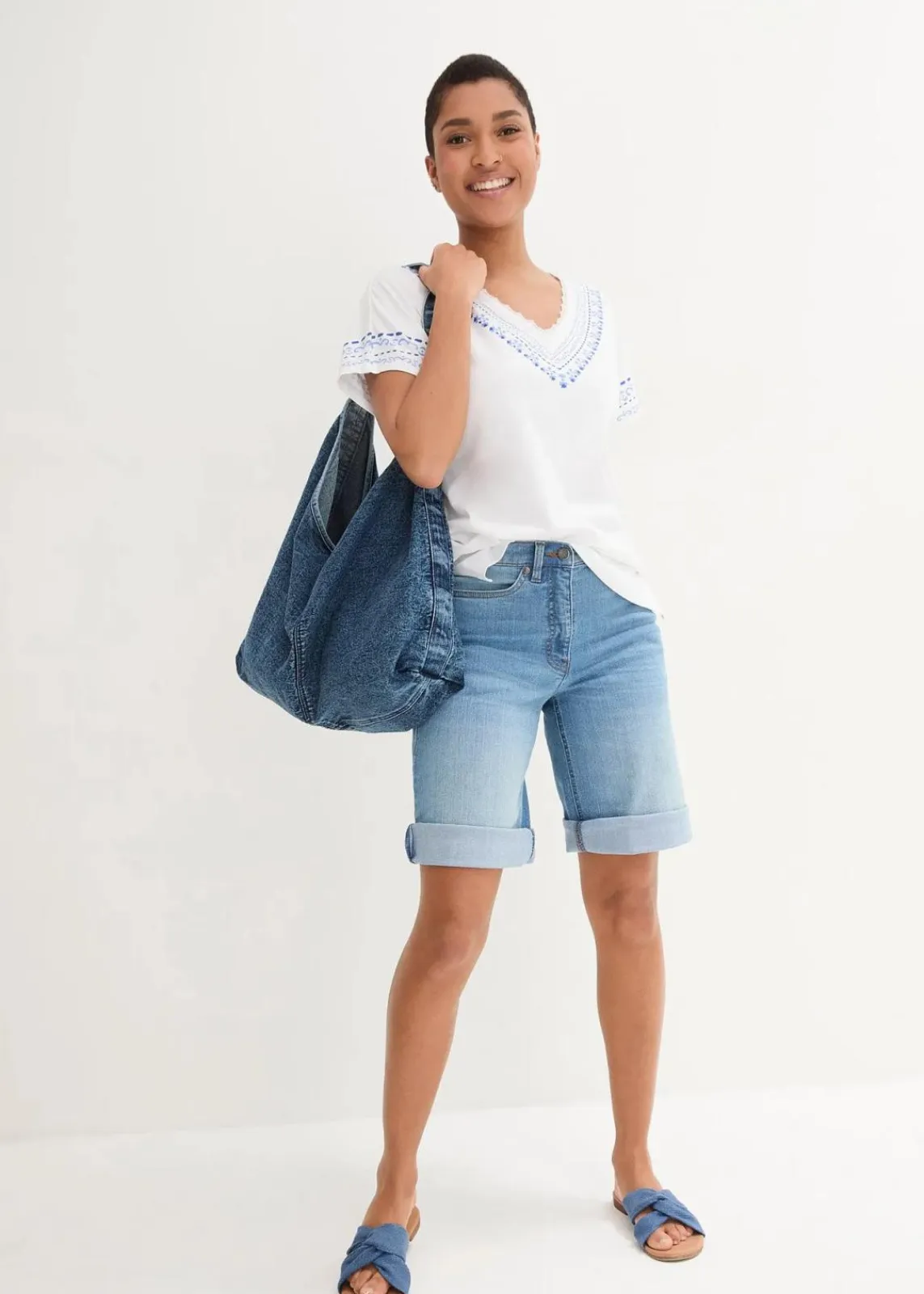 T-Shirt mit Bio-Baumwolle|bonprix Best