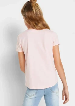 T-Shirt mit Bio-Baumwolle (2er Pack)|bonprix Clearance