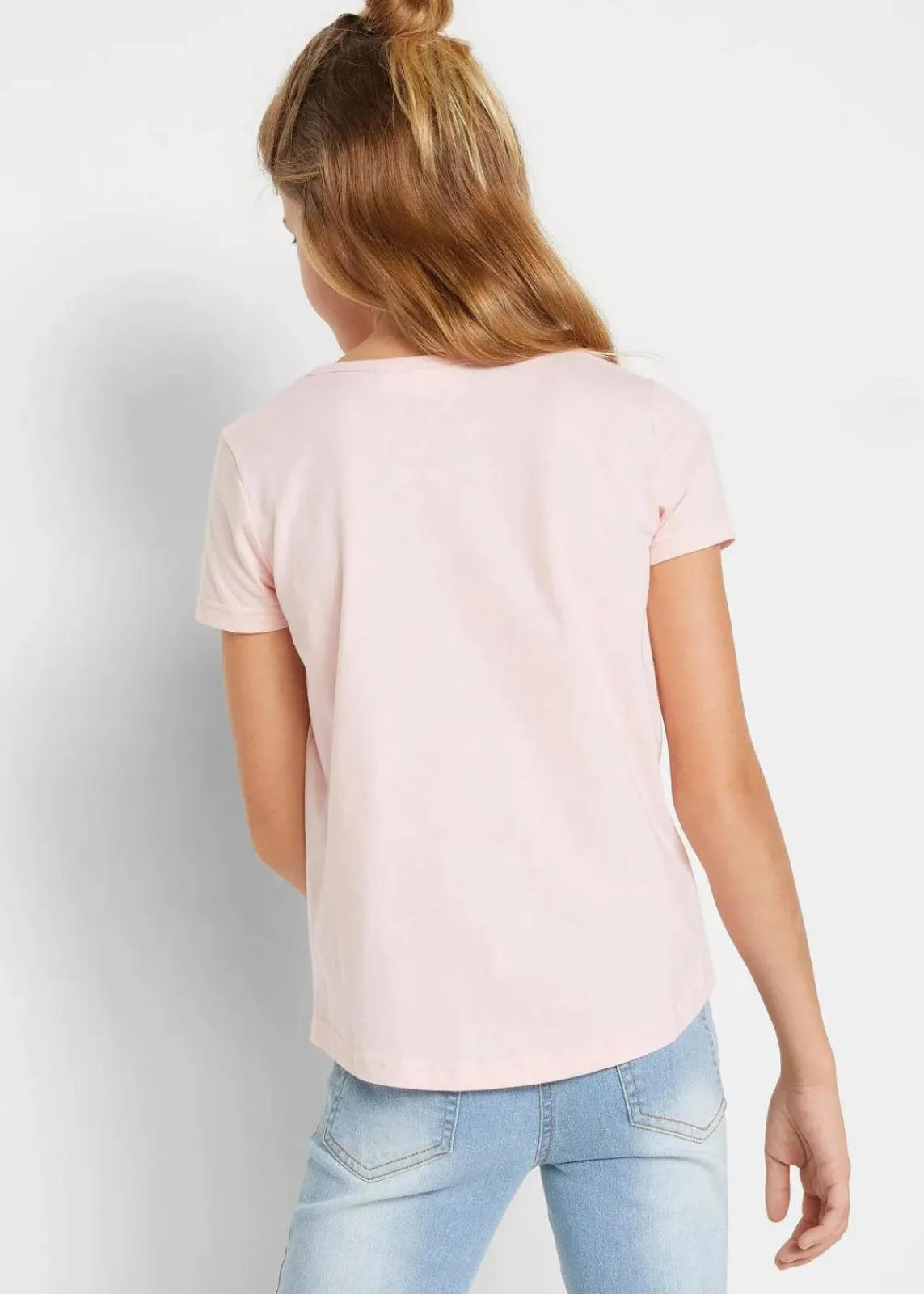 T-Shirt mit Bio-Baumwolle (2er Pack)|bonprix Clearance