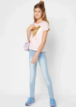 T-Shirt mit Bio-Baumwolle (2er Pack)|bonprix Clearance