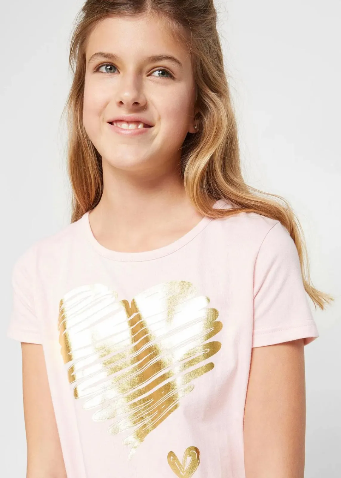 T-Shirt mit Bio-Baumwolle (2er Pack)|bonprix Clearance