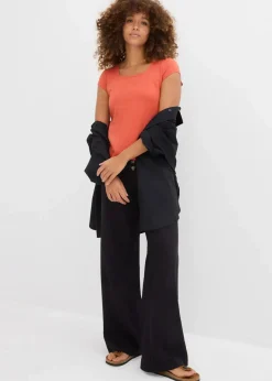 bonprix Nachhaltigere Materialien|Shirts & Tops|T-Shirt mit reiner Bio-Baumwolle zimtrot