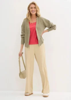 bonprix Shirts & Tops|Basics|T-Shirt mit tiefem Rückenausschnitt paradiespink