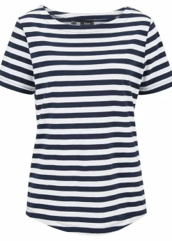 T-Shirt mit U-Boot-Ausschnitt|bonprix Outlet