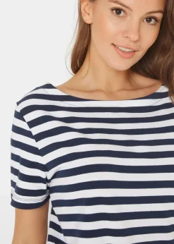 T-Shirt mit U-Boot-Ausschnitt|bonprix Outlet
