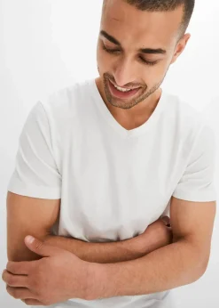 T-Shirt mit V-Ausschnitt (3er Pack)|bonprix Clearance