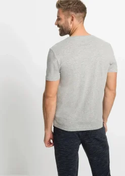 T-Shirt mit V-Ausschnitt (3er Pack)|bonprix Hot