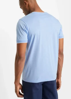 T-Shirt mit V-Ausschnitt in Doppeloptik|bonprix Sale