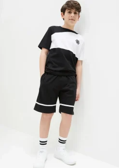 T-Shirt und Jersey-Bermuda (2-tlg.Set) aus reiner Bio-Baumwolle|bonprix