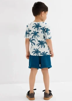 T-Shirt und kurze Hose (2-tlg.Set) aus reiner Baumwolle|bonprix Discount