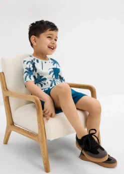 T-Shirt und kurze Hose (2-tlg.Set) aus reiner Baumwolle|bonprix Discount