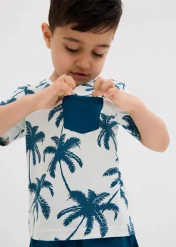 T-Shirt und kurze Hose (2-tlg.Set) aus reiner Baumwolle|bonprix Discount