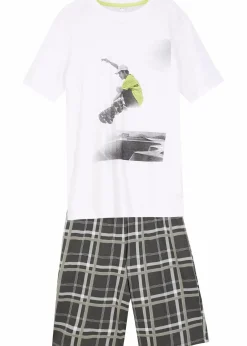 T-Shirt und kurze Shirthose (2-tlg.Set) aus Bio Baumwolle|bonprix Online